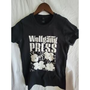 the Wolfgang Press band t shirt Ladies Small Black